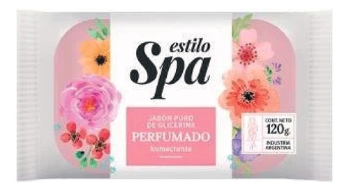Jabon Tocador Con Glicerina Humectante 120g Estilo Spa X12