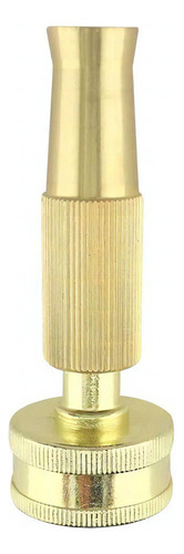 Válvula Riego Manguera Santul Chiflón Bronce Largo 89mm