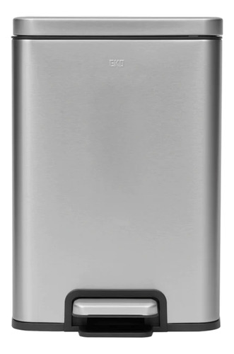 Basurero Eko Madison Rectangular Pedal Ss 12l