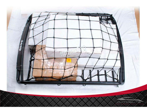Imagen 5 de 9 de Red Malla Sujeta Equipaje Para Canastilla De Techo 1.25 Mts