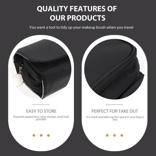 Bolsa Enrollable Para Brochas De Maquillaje