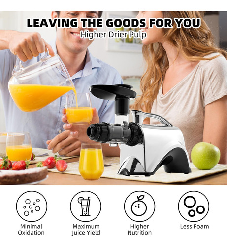Acessório De Suco Para Espremedor, Diâmetro Grande, Slow Spe