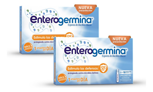 Pack Enterogermina Probioticos 4 Billones De Ufc, 20