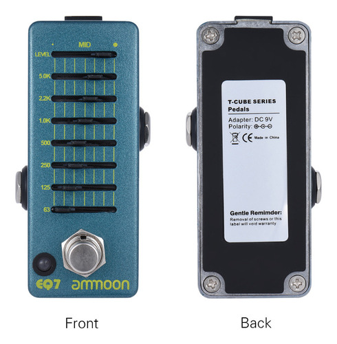 Pedal De Efecto Eq7, Ecualizador De Pedales Effect Eq7 De 7