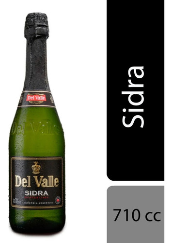 Sidra Del Valle Etiqueta Blanca 720cc X 6 Botellas 