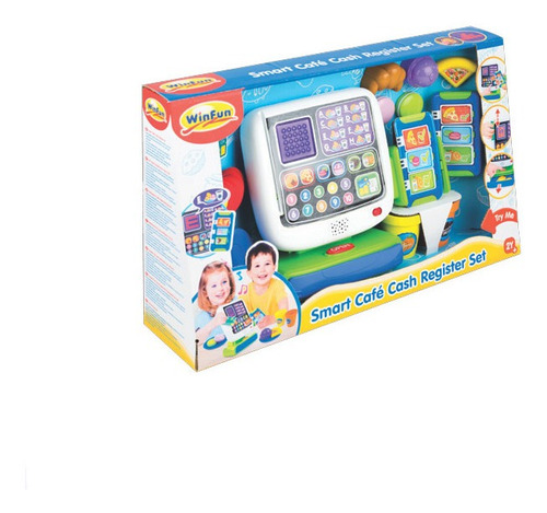 Imagem 3 de 6 de Caixa Registradora Café Divertido Win Fun Yestoys Novo