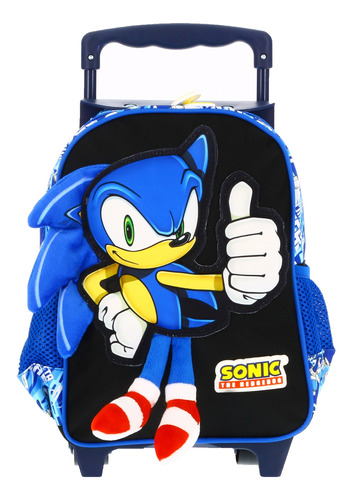 Mochila Disney  Sonic 3d  Con Carro 131.08900