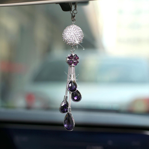 T Accesorios De Coche Bling Para Mujer Y Hombre, Adorno De