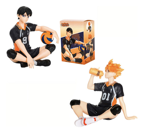 Kit Haikyuu Shoyo Hinata E Kageyama Tobio Boneco Vôlei Anime