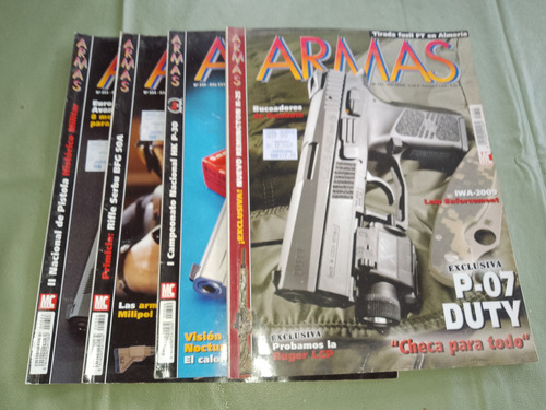 Lote De Revistas Portuguesa Armas 2009 Y 2012 (Usado)