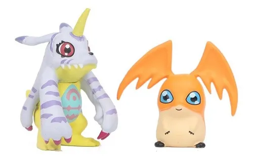 Boneco Digimon Digmon Miniatura Digimons Coleção Greymon 9un