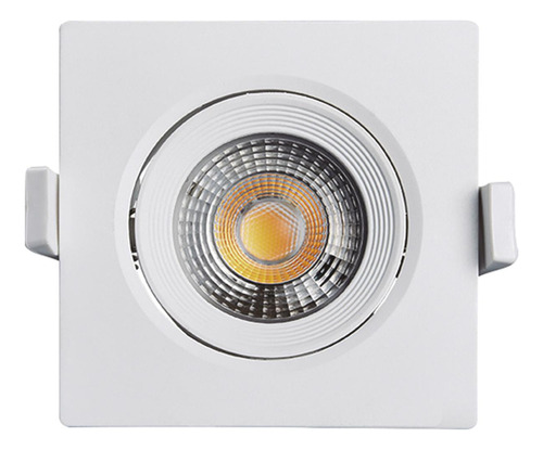 Spot Emb.03w Led 3000k Quadr B_d Br