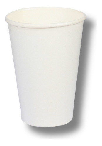 Caixa C/1000 Copos De Papel Liso Biodegradável 180ml Cor Branco
