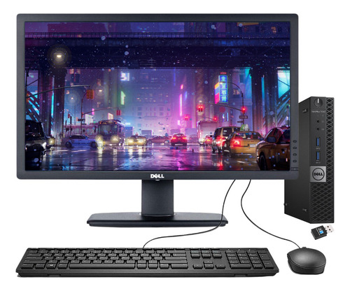 Equipo Dell 9020 Tiny I7 4ta 240 Gb Ssd 8 Gb Ram Monitor 22' (Reacondicionado)