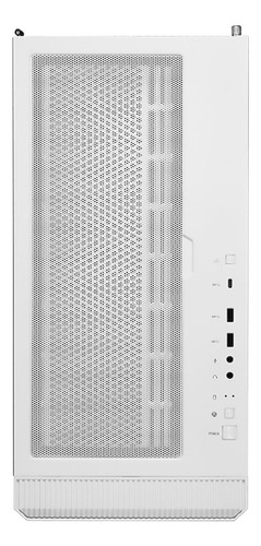 Armário para jogadores Msi Mpg Velox 100r White Atx com 4 ventiladores Argb White
