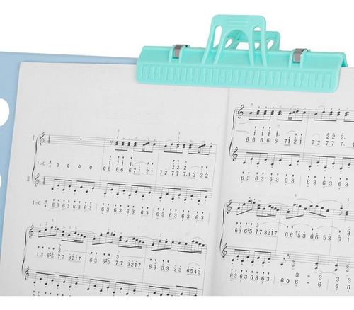 3 Paquete De 2-6 Clips Para Libros De Música, 3 Piezas