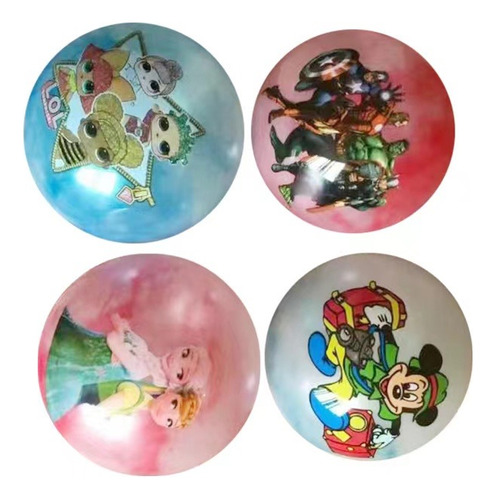 12 Balones Pelotas Inflables Plásticas Playeras Piscinas