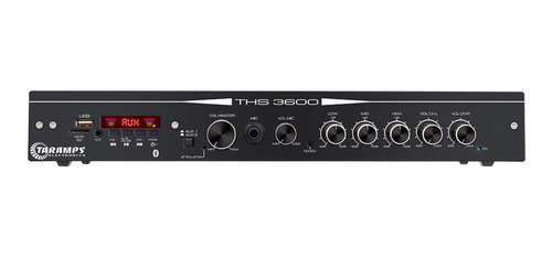 Receiver Taramps Ths 3600 Mic Usb Bluetooth Aux Som Ambiente