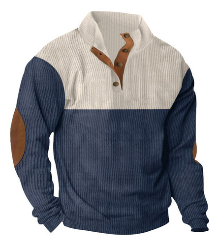Sudadera Deportiva Con Bloques De Color Para Hombre