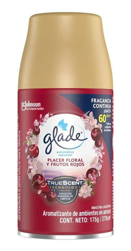 Aromatizante Repuesto Glade Placer Real Y Frutos Rojos 175g