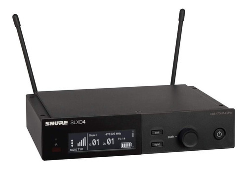 Sistema Inalámbrico Con Micrófono Lavalier Shure Slxd14/85 Color Negro