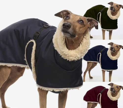 Capas Para Perro Galgo Y Whippet, Impermeable Y Sherpa 