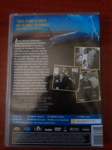 Dvd Na Estrada Do Céu C/ James Stewart P/b Classic Raro