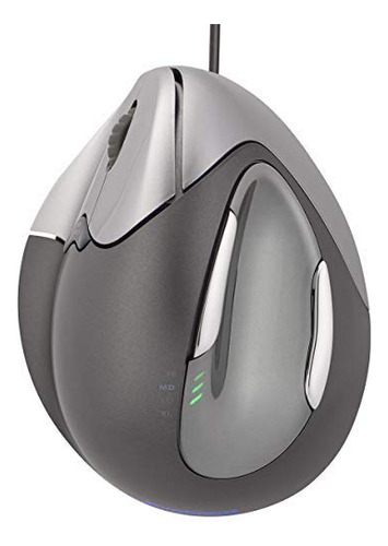 Ratón Ergonómico Vertical Evoluent Vm4l Con Cable Usb