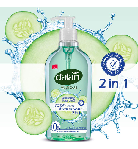 Jabón De Manos Dalan Fresh Cucumber Multicare Ultra Hidratan