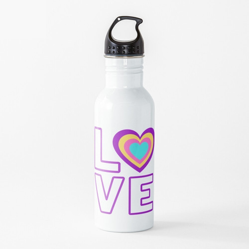 Imagen 5 de 6 de Termo Botella Caramañola Regalo Palabras Fe Amor Frases
