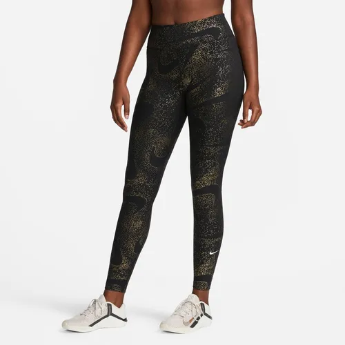 Nike metallic gold leggings sale
