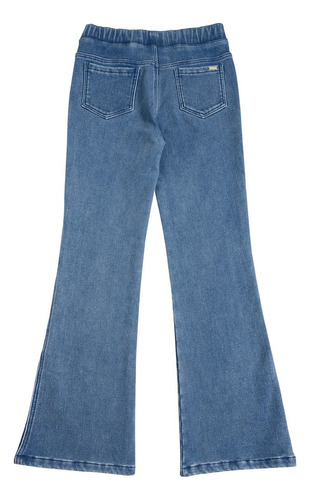 Exception -calza Int.peludo Mezclilla Flare Niña I24mpk-82-g