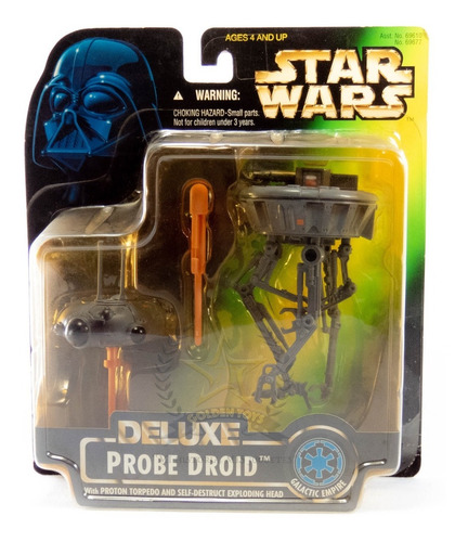 Star Wars The Power Of The Fo Probe Droid Deluxe Golden Toys (Usado)