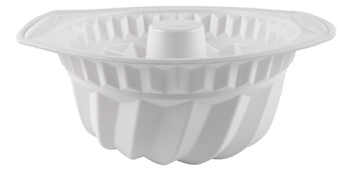 Molde Con Cono Silicona 27.5x24x11cm - Blanco