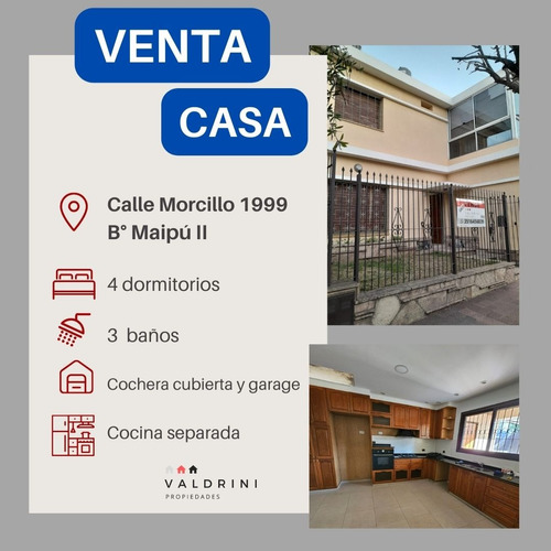 Se Vende Casa 4 Dormitorios En Barrio Maipu 2 Sección 