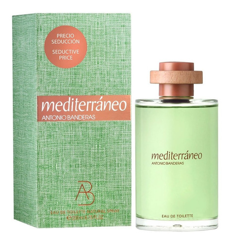 Perfume Mediterraneo Antonio Banderas 200ml Original