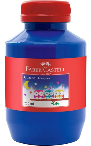 Tinta Guache 250ml Azul Pct Com 06