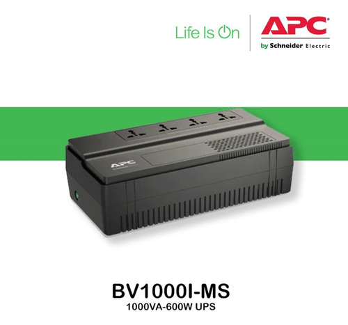 Easy Ups Apc Bv1000i-ms 1000va Entrada Y Salida 230v 4 Tomas