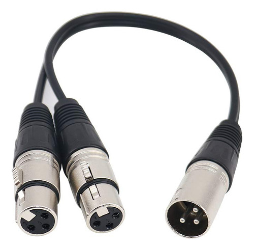 Splitter Xlr Cable-tan Qy 3 Pin Xlr Splitter Y-adapter Male