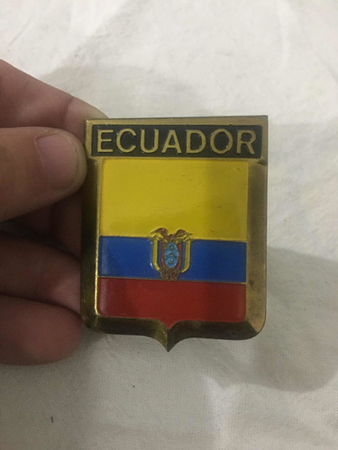 Insignia Escudo Bandera Ecuador