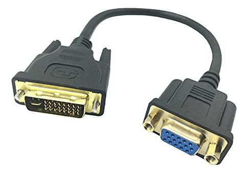 M Dvi 24+5 Macho Vga Hembra Convertidor Video Dvi-i Cable