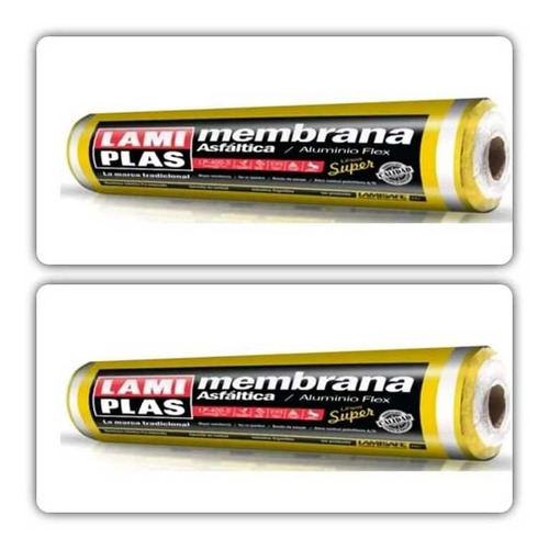 Rollo De Membrana Con Aluminio Para Techo