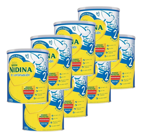 8un Leche De Fórmula En Polvo Nestlé Nidina 2 En Lata  800g Tradicional