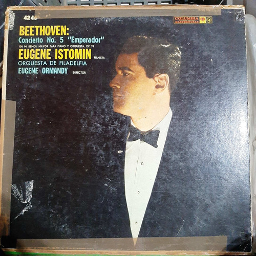 Vinilo Eugene Istomin Piano Ormandy Beethoven Emperador Cl2