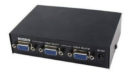 Distribuidor De Sinal Vga 1x2 Portas Splitter Vga 200mhz