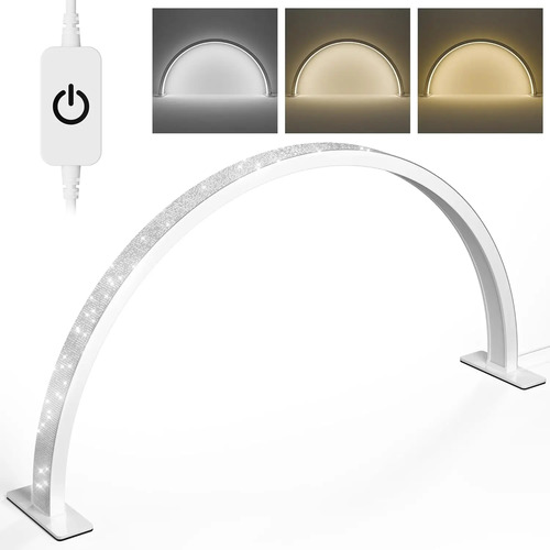 Luminária De Mesa Meia Lua Para Unhas Pele Estetica Bivolt