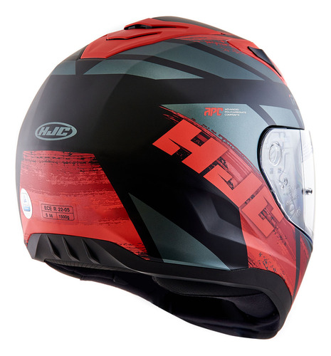 Casco Moto Hjc Integral I70 Reden Mc1sf Negro Liso Xxl