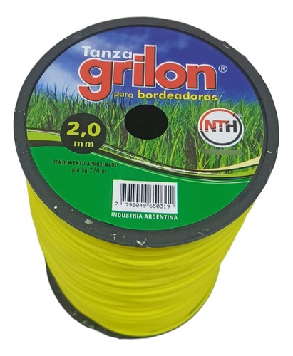 Tanza Grilon 2,0mm Redonda Desmalezadora Motoguadaña X 1 Kg 