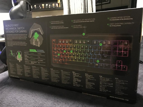 Blackwidow Chroma Tournament Pouco Usado C/ Caixa E Maleta