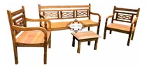 Comprar Jogo De Bancos Madeira Demolição + Mesa Em 12x Sem Juros !